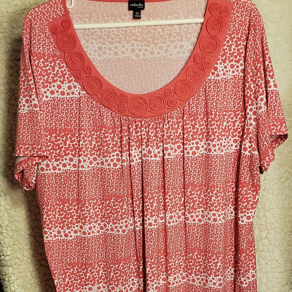 Coral womens blouse